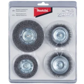 Makita® Zubehör Topf- und Rundbürsten gewellt verzinkter Stahl Rundschaft D-65729 - 4er Set Makita® Zubehör Topf- und Rundbürsten gewellt verzinkter Stahl Rundschaft D-65729 - 4er Set