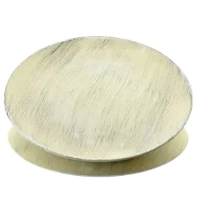 nature trends Schale Natur flach & rund & weiß gewaschen Ø 44,5 cm - Holz nature trends Schale Natur flach & rund & weiß gewaschen Ø 44,5 cm - Holz