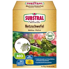 SUBSTRAL® Naturen® BIO Netzschwefel Mehltau-Pilzfrei - 6 x 10 g SUBSTRAL® Naturen® BIO Netzschwefel Mehltau-Pilzfrei - 6 x 10 g