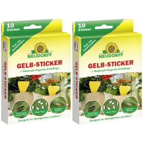 NEUDORFF® Gelb-Sticker zur Bekämpfung fliegender Schädlinge - 10 Sticker x 2 NEUDORFF® Gelb-Sticker zur Bekämpfung fliegender Schädlinge - 10 Sticker x 2
