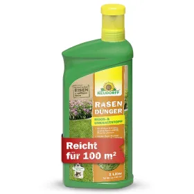 NEUDORFF® RasenDünger Moos- & Unkrautstopp 1 Liter für bis zu 100 m²