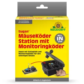 NEUDORFF® Sugan® MäuseKöderStation mit Monitoringköder
