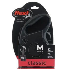 Nobby® Hunde flexi NEW CLASSIC Gurt M Schwarz 5 Meter