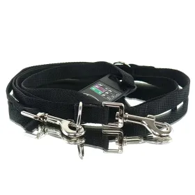 Nobby® Hunde Führleine Classic M-L Schwarz 200 cm - Nylon