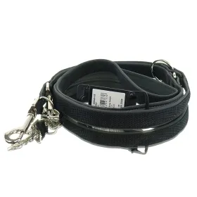 Nobby® Hunde Führleine Classic Preno Schwarz/Grau 2 Meter Größe M - L
