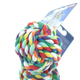 Nobby® Hunde Spielball Rope Toy M Bunt Ø 7,5 cm - Baumwolle