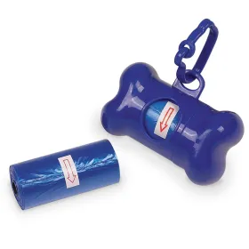 Nobby® Hunde TidyUp Kotbeutelspender BONE blau incl. 2 Rollen á 15 Beutel