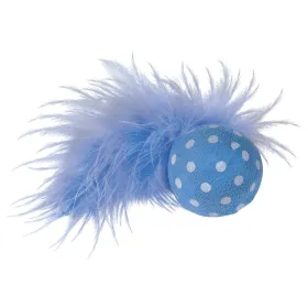Nobby® Katzen Ball mit Rassel, mit Feder 4 cm
