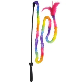 Nobby® Katzenwedel mit Plüsch und Feder Stab: 54 cm, Plüsch + Feder: 132 cm
