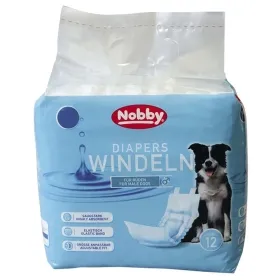 Nobby® Hunde Windeln für Rüden L-XL 60-80 cm - 12 Stück Nobby® Hunde Windeln für Rüden L-XL 60-80 cm - 12 Stück