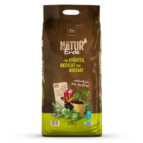 PATZER NATUR Erde BIO für Kräuter Anzucht & Aussaat torffrei - 10 Liter