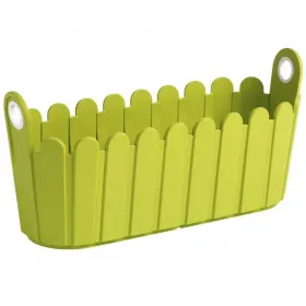 Poétic LANDHAUS Jardinière Grün 39 x 15 cm - Kunststoff Poétic LANDHAUS Jardinière Grün 39 x 15 cm - Kunststoff