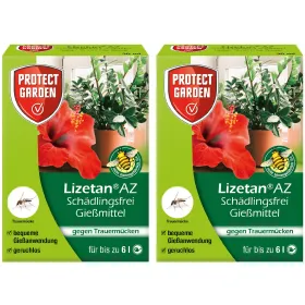 PROTECT GARDEN Lizetan® AZ Schädlingsfrei Gießmittel für 6 Liter - 30 ml x 2