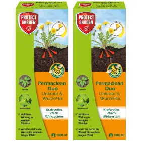 PROTECT GARDEN Permaclean Duo Unkaut & Wurzel-Ex 1.000 ml x 2