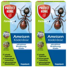 PROTECT HOME FormineX Ameisen Köderdosen - 2 Köderdosen x 2