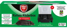 PROTECT HOME Rattenköderbox inklusive Schlagfalle