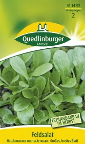 Quedlinburger Feldsalat Holländischer breitblättriger - Gemüsesamen