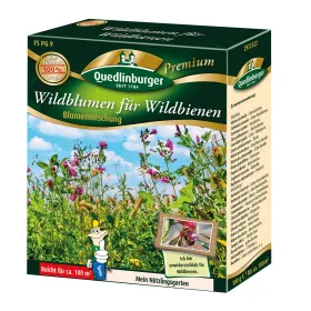 Quedlinburger FS Wildblumen für Wildbienen ohne Gräser - Blumensamen