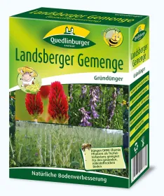Quedlinburger Gründünger Landsberger Gemenge Bodenverbesserer für ca. 60 m² 300 g - Faltschachtel