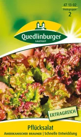 Quedlinburger Pflücksalat Amerikanischer brauner - Gemüsesamen