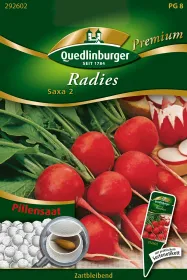 Quedlinburger Radies Saxa 2 Pillensaat - Gemüsesamen