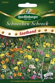 Quedlinburger Blumenmischung Schnecken Schreck Saatband 6 Meter - Blumensamen
