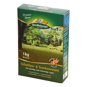 Quedlinburger Schatten- u. Trockenrasen Mantelsaat 1 kg - Rasensamen Quedlinburger Schatten- u. Trockenrasen Mantelsaat 1 kg - Rasensamen