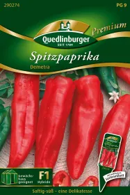 Quedlinburger Spitzpaprika Demetra - Gemüsesamen