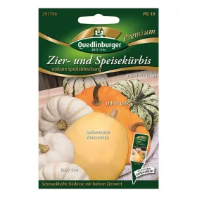 Quedlinburger Zier- u. Speisekürbis Essbare Spezialmischung - Blumensamen Quedlinburger Zier- u. Speisekürbis Essbare Spezialmischung - Blumensamen
