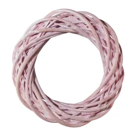 Rattan Kranz Rosa washed Ø 25 cm Rattan Kranz Rosa washed Ø 25 cm