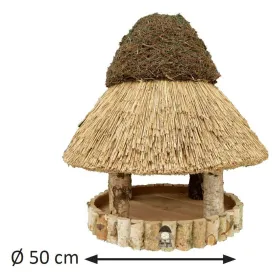 Reet Futterhaus - Föhr groß, rund 50 cm