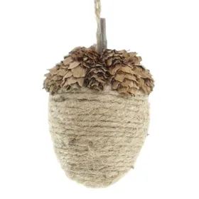 Riffelmacher Weihnachtsanhänger Eichel mit feinem Zapfenhut Ø ca. 5,5 cm