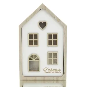 Riffelmacher LED Haus mit Giebelfenster in Herzform 10,5 x 17 cm