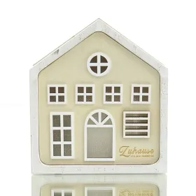 Riffelmacher LED Haus mit rundem Giebelfenster 11,2 x 12,5 cm