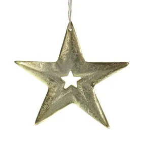 Riffelmacher Weihnachtsanhänger Stern im Stern Goldfarben Ø 15 cm - Aluminium Riffelmacher Weihnachtsanhänger Stern im Stern Goldfarben Ø 15 cm - Aluminium