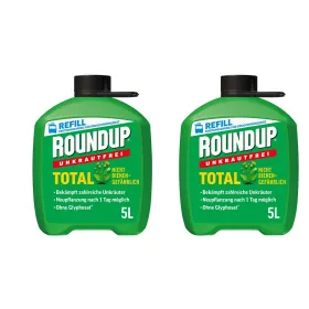 ROUNDUP® Unkrautfrei Total Fertigmischung AF für ca. 166 m² - 5 Liter x 2