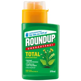 ROUNDUP® Unkrautfrei Total Konzentrat für bis zu 117 m² - 270 ml