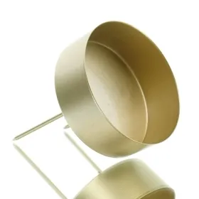 SCHEULEN Kranzstecker Kerzenhalter Meta Goldfarben mit hohem Rand Ø 8 cm - Metall SCHEULEN Kranzstecker Kerzenhalter Meta Goldfarben mit hohem Rand Ø 8 cm - Metall
