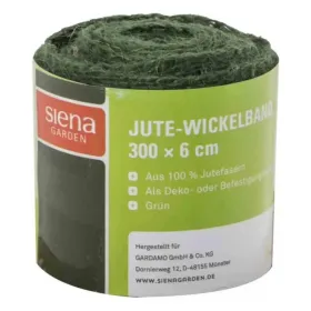 Jutewickelband grün 6 cm x 3 m