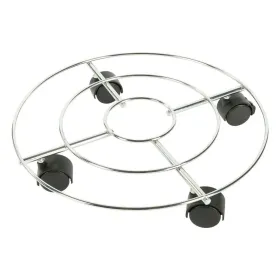 Siena Garden Pflanzenroller Chrom rund - 35 cm