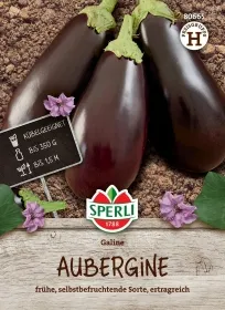 Sperli Auberginen Galine F1 - Hybride - Gemüsesamen Sperli Auberginen Galine F1 - Hybride - Gemüsesamen