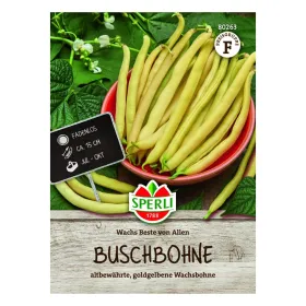 Sperli Buschbohne Wachs Beste von Allen Saatgut - 1 Portion