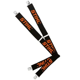 STIHL® Profi-Hosenträger Schwarz mit Metallclips ohne Kunststoffinlay Länge 130 cm - 0000 884 1576