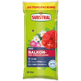 SUBSTRAL® Balkon- und Kübelpflanzenerde torffrei - 40 Liter