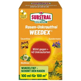 SUBSTRAL® CELAFLOR® Rasen-Unkrautfrei WEEDEX für bis zu 100 m² - 100 ml