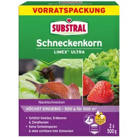 SUBSTRAL® LIMEX® Ultra Schneckenkorn für 1.000 m² - 2 x 500 g SUBSTRAL® LIMEX® Ultra Schneckenkorn für 1.000 m² - 2 x 500 g