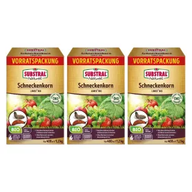 SUBSTRAL® Naturen® Schneckenkorn LIMEX® für 400 m² - 1,2 kg x 3
