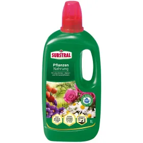 SUBSTRAL® Pflanzen Nahrung für Zimmer- Balkon- und Terrassenpflanzen - 1 Liter