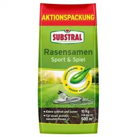 SUBSTRAL® Rasensamen Sport & Spiel für 500 m² - 10 kg