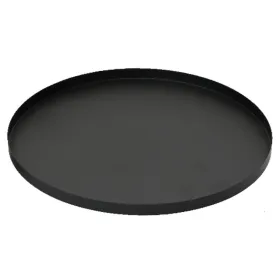 Tablett Schwarz matt Ø ca. 30,5 cm - Eisen
